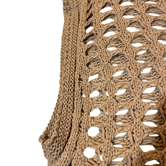 Love Tree Tan Open Knit Top - Picture 6 of 6